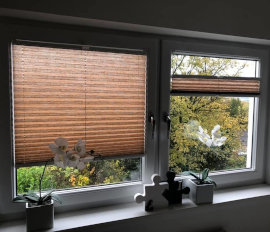 Pleated Fabric Blinds
