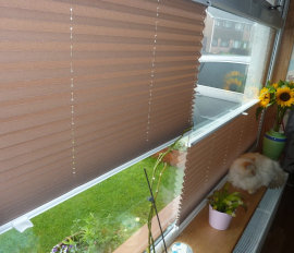 Pleated Fabric Blinds