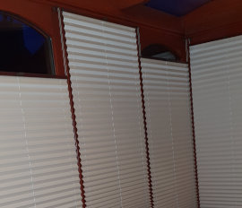 Pleated Fabric Blinds