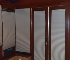 Pleated Fabric Blinds